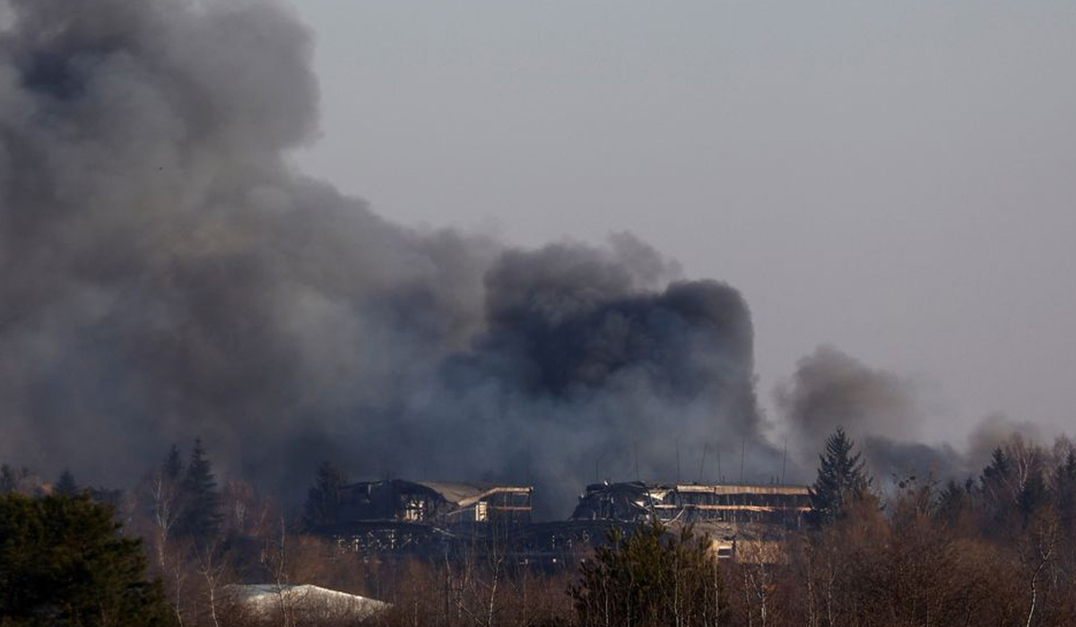 Russian missiles hit area near airport in Ukraine's Lviv, mayor says